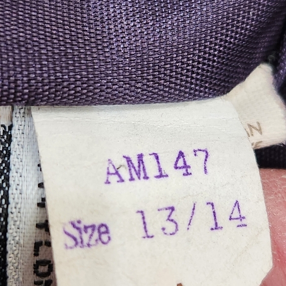 VINTAGE TRENDZ Oversized WOOL COAT Navy,/Brown, Women's 13/14 - Picture 7 of 10